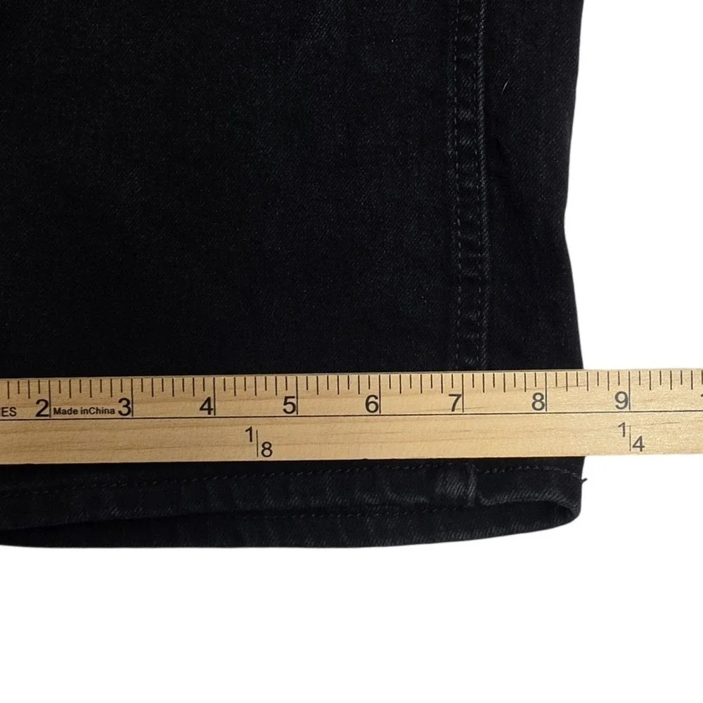Levi Strauss Signature Mens Straight Fit Black Jeans 36x34 58988-0071